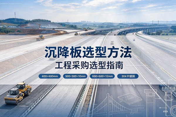 宜黄沉降板选择方法