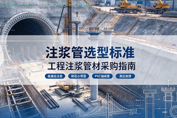 宜黄注浆管选型标准