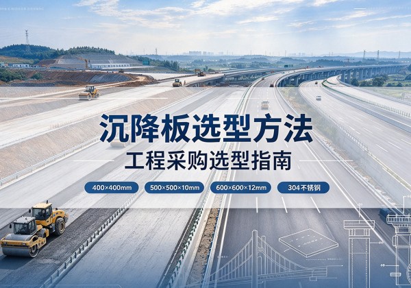 宜黄沉降板选择方法